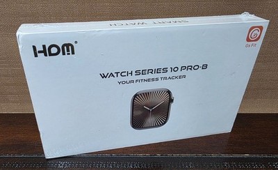 HDM Smart Watch Series 10 Pro-B Space Aluminum Case 46MM Gs Fit - New / Sealed