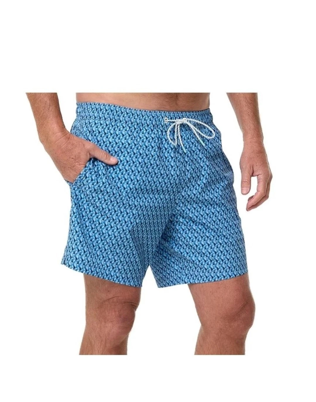 Bonobos Men's XL Lined Swim Trunks Blue Board Shorts Bathing Suit Quick Dry