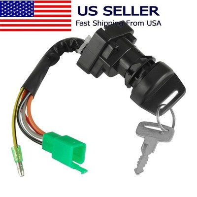 37110-19B01 Ignition Switch Key For 1991-1998 Suzuki Lt-F4wdx King Quad 4wd