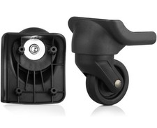 2 pcs Replacement Luggage Wheels 360  Swivel Spare Caster Suitcase Repair W044