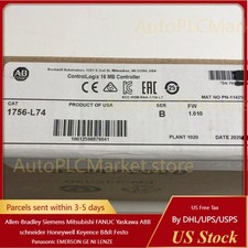 1756-L74 /B ControlLogix Logix5574 Processor 16MB 1756L74 US Free Tax
