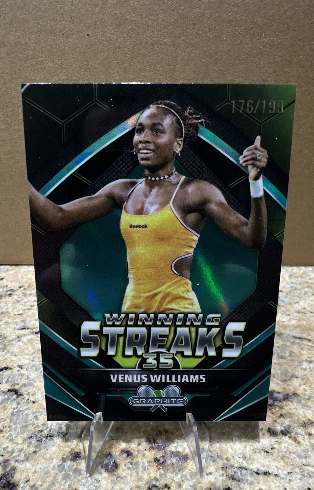 Venus Williams #WS-VW Tennis Cards 2024 Topps Graphite Winning Streaks trading card — raw and PSA graded price guide