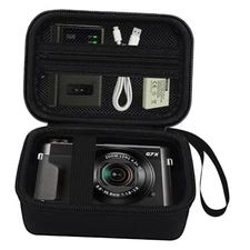 Hard Travel Camera Case for Canon PowerShot G7 X Mark II/G7X Mark III, Black