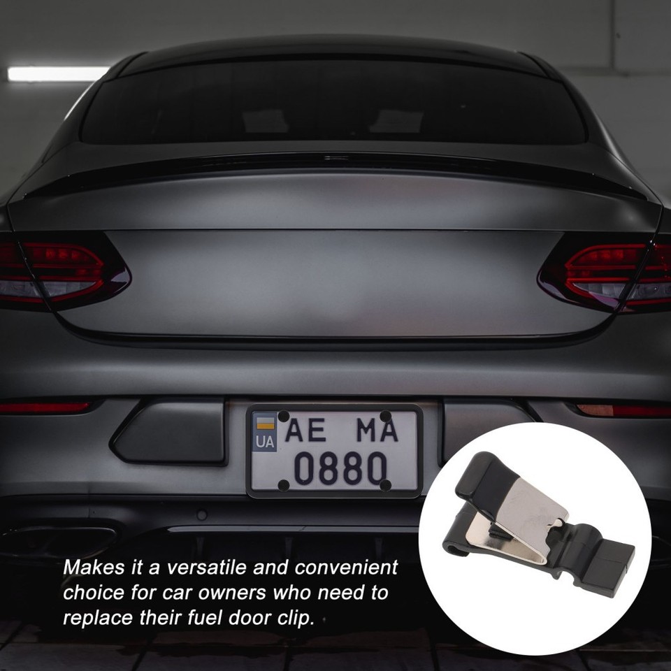 Spring Cips Gas Door Lid Spring Clip Black Durable Plastic Aluminum Alloy for Car ...