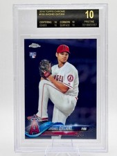 SHOHEI OHTANI 2018 TOPPS CHROME RC #150 BGS 10 BLACK LABEL