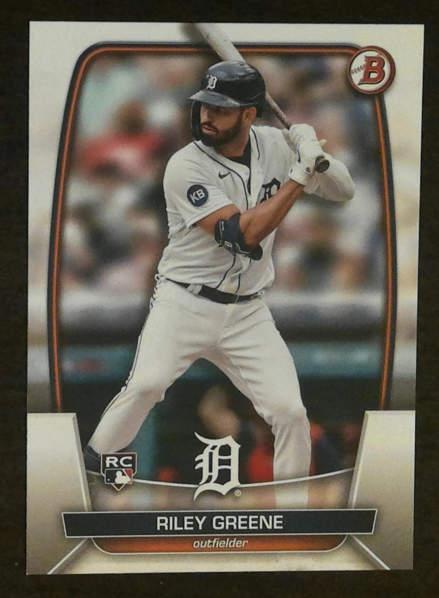 2023 Bowman Riley Greene Rookie RC #90 Tigers
