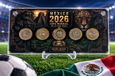Mexico 2026  FIFA World Cup Limited Edition Coin Set Display
