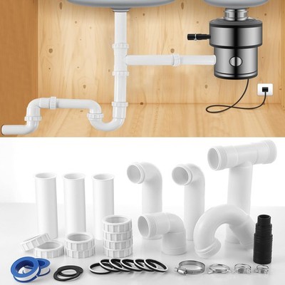 Saillong 27 Pcs Garbage Disposal Installation Kit Complete Kitchen Sink Drain Pi