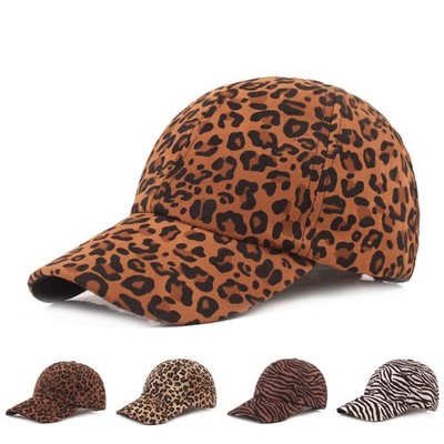 Baseballmütze Herren Tier Leopard Zebramuster Entenschnabel Trucker Golfmütze