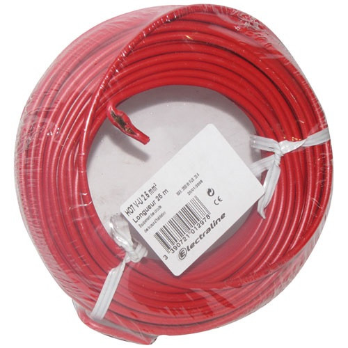 ELECTRALINE 60135013E COURONNE DE CÂBLE 17 VATCA 5M, BLANC