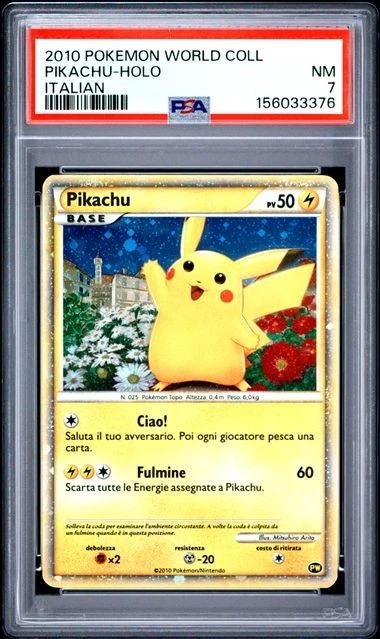 Pikachu Pokémon TCG Professional Sports Authenticator (PSA