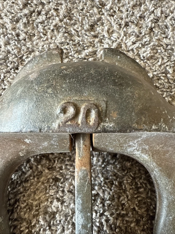 Ancla antigua de 20 lb azul marino Wilcox Crittenden Foto 4 de 4