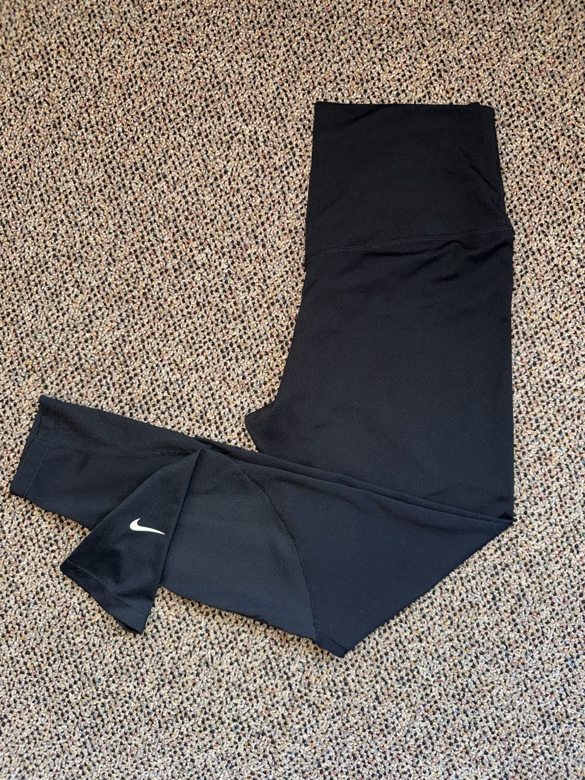 Nike Dri Fit Women's Leggings High Waisted With Mesh Around Calves Large