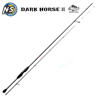 NS BLACK HOLE Ultra Light Spinning Rod DARK HORSE II ROCKFISH S-732UL-ST (Solid