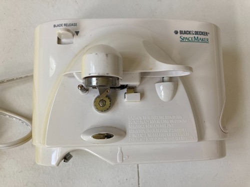 Black & Decker Spacemaker Under Counter Can Opener White Mounting Hardware Works