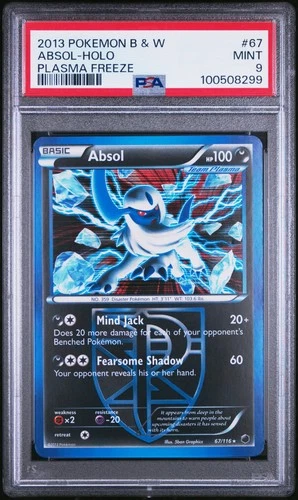 Pokemon Absol Holo Plasma Freeze 67/116 PSA 9