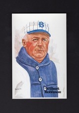 #38 WILBERT ROBINSON, Dodgers &amp; Orioles ~ Perez-Steele HOF postcard #'d/10,000