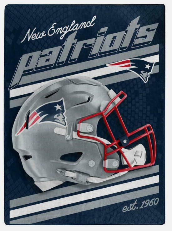 NFL Official New England Patriots 60" x 80" Northwest Rasche
