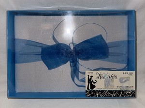 NEW IN BOX! Studio His & Hers Wedding Guest Book White with Blue Ribbon L@@K