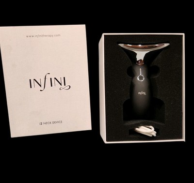 INFINI i2 Neck Device Hot & Cold, Sonic Vibration Anti-Aging LED Light Firming 
