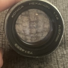 Konica 57mm f/1.4 Hexanon EE AR Mount Lens USED