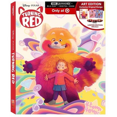 Turning Red Target Exclusive 4K UHD + Blu-ray + Limited Edition Decals