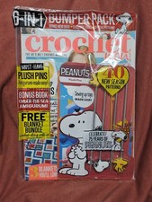 Edición #120 Crochet Now (Reino Unido) Mag, prendedores de peluche Peanuts, libro de amigurumi Under-the-Sea