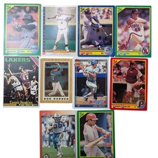 Vintage Sports Card Lot 10pc 1990 1991 Score Topps Larkin Gibson Hawkins A6