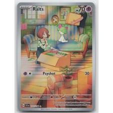 ralts pokemon card Custom Hand Painted Collectible Pokémon Near Mint? Ralts - 027/091 (Reverse Foil)