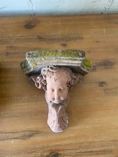 roter Sandstein Figur Garten Engel