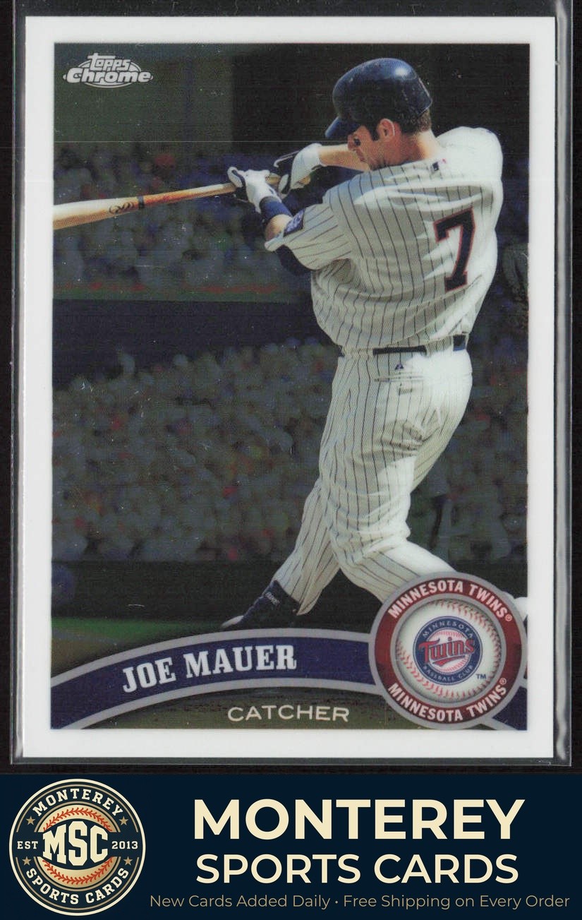 Joe Mauer 2011 Topps Chrome #80 Minnesota Twins