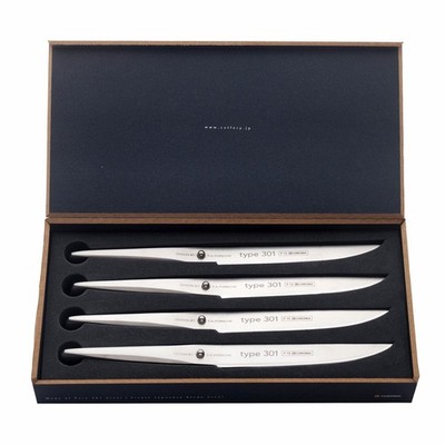 Chroma Type 301 Steakmesser-Set 4er Set P-15