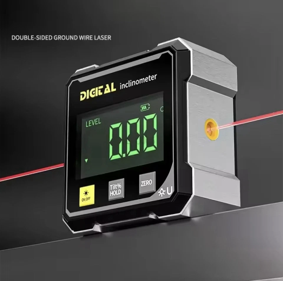 Inclinometro Goniometro Digitale Tascabile Con Display Professionale a 360 Gradi - Imagen 2 de 4