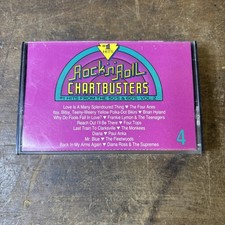 Rock N  Roll Chartbusters Cassette Tape 4 Hits From The 50s  60s