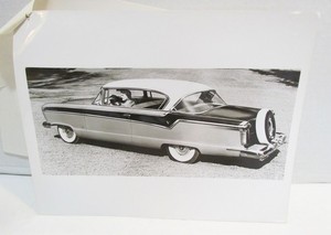 AMC 1956 AMBASSADOR CUSTOM COUNTRY CLUB NASH ORIGINAL PRESS PHOTO 8"x10" B&W