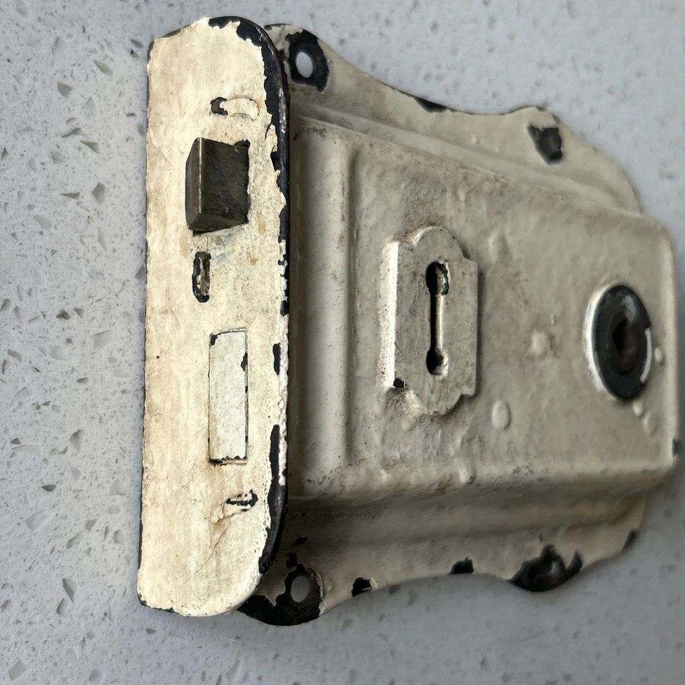 Antique Victorian Door Lock - No key  - Image 2 of 4