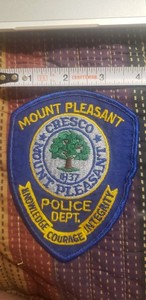 Mount Pleasant SC Police Shoulder Patch Off Uniform 3.75"x5"