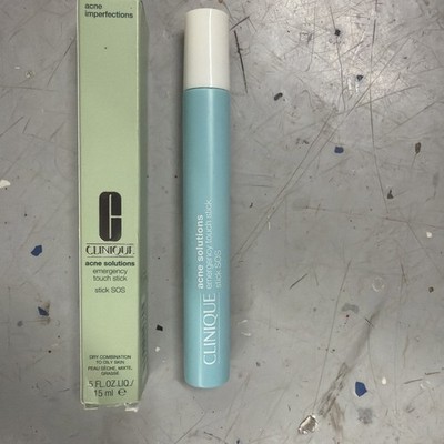 CLINIQUE Acne Solutions Emergency Touch Stick SOS .5 oz / 15ml