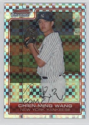 2006 Bowman Chrome X-Fractor 53/250 Chien-Ming Wang #116 n8a