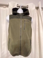 Under Armour Boys Youth Full-Zip Fleece Hooded VestOutdoors CozyLayer Size L