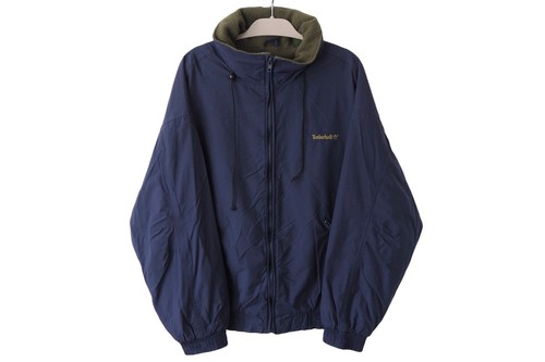 Vintage TIMBERLAND Jacket Size XL blue fleece lining 90s USA Style Casual Wear