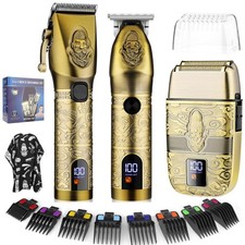 Professional Hair Clippers Trimmer Shaver Set for Men, Electric Razor Foil Shave