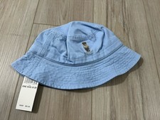 Polo Ralph Lauren Big Boy Polo Bear Cotton Twill Bucket Hat Sz 8-20.