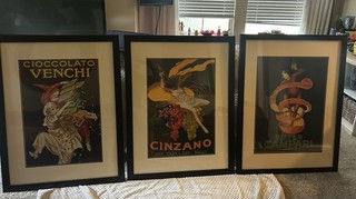 Poster Leonetto Cappiello Cioccolato Venchi Biter Campari & Cinzano 1920