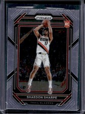 2022-23 Panini Prizm Shaedon Sharpe RC Rookie #250 Trail Blazers