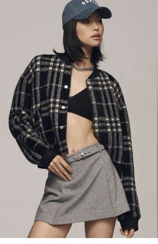 Waiting For You By Anthropologie Cropped Knit Bomber Jacket Size Small