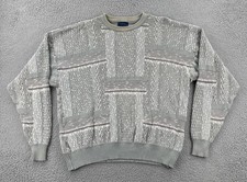 Vintage Cambridge Classics By Mervyns Men  s Size XL Gray Cotton Sweater 90s EUC