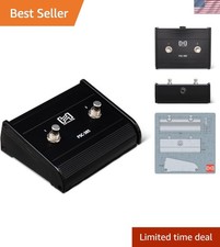 Versatile Dual Control Guitar Footswitch with Sturdy Construction Hosa FSC-385 
