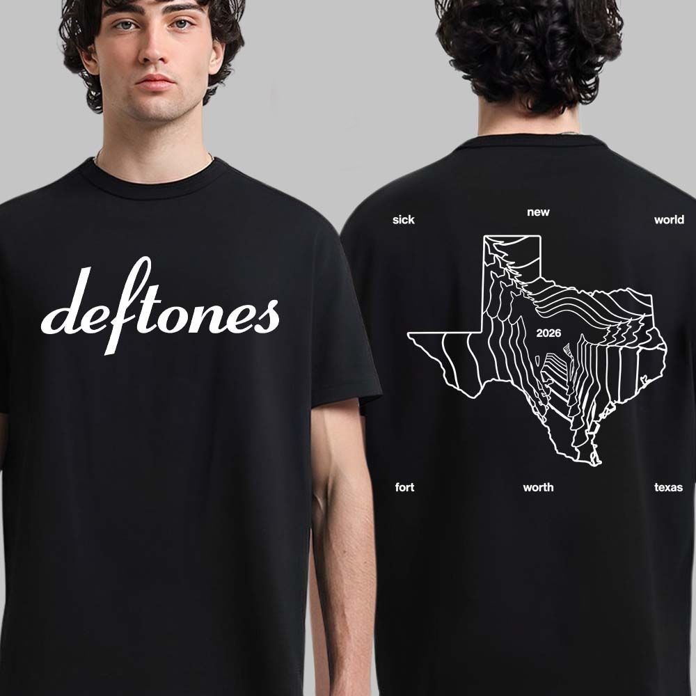 Sick New World Texas 2026 Fort Worth Tx Oc 24 2026 Texas Map T-Shirt