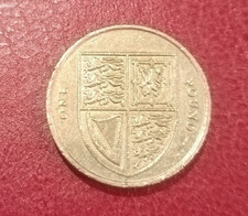 2014 The Royal Mint Shield of the Royal Arms UK Circulated One Pound £1 coin